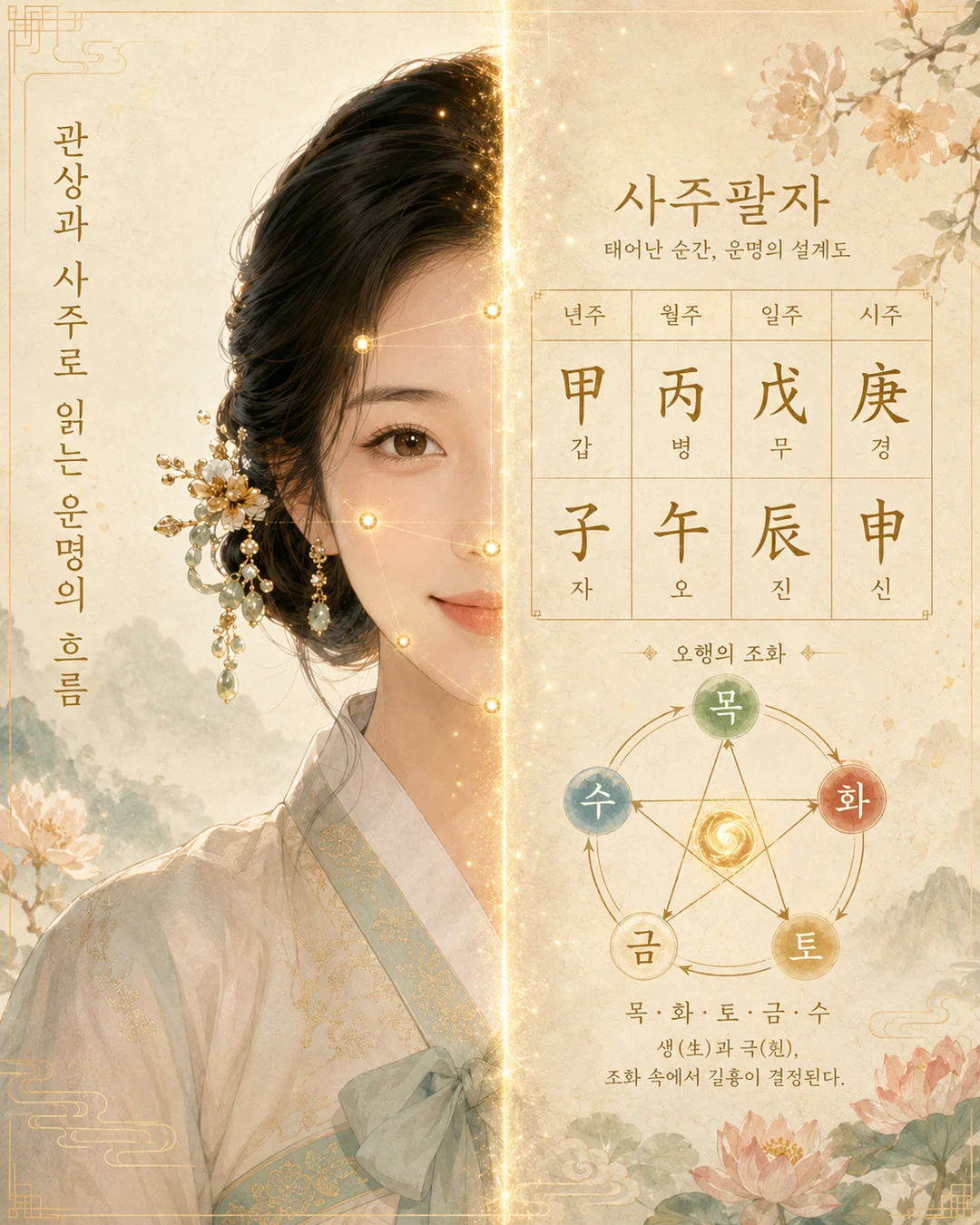 관상과 사주의 교차
